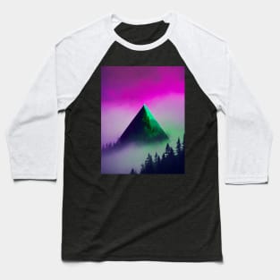 Mystical Mountain: A Surreal Journey into the Unknown Baseball T-Shirt